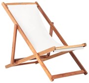 Бежов/в тъмно естествен цвят градински шезлонг от масивно дърво Dionysus – Bonami Essentials