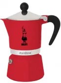 Bialetti - Кафеварка Rainbow Rossa, за 3 кафета