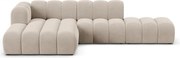 Бежов ъглов диван (ляв ъгъл) Lupine – Micadoni Home