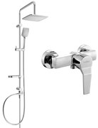 Mexen Sven надземен душ комплект с душ-глава и душ батерия Caro, хром - 746640262-00