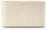 Кутия за аксесоари за баня Brabantia ReNew 1006270, Устойчива на корозия, Вътрешен разделител, Противоплъзгаща основа, Бежов