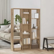 855843 vidaXL Разделител за стая/кабинет за книги Artisan Oak 100x24x140 cm