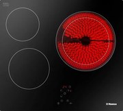 Стъклокерамичен плот Hansa BHC66206,  Сензорно управление, 3 нагревателни зони и 1 разширена