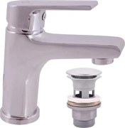 RAV Slezák CO127.0 - Смесител за умивалник + изпразвител COLORADO 14,3 cm лъскав хром