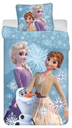 DISNEY FROZEN ДЕТСКИ СПАЛЕН КОМПЛЕКТ ДВУЛИЦЕВ ПАМУК 2 ЧАСТИ