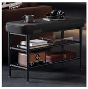 Шкаф за обувки ANDOR – черен