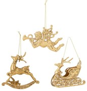 Коледни украси в комплект от 3 бр. 10 cm Anisa – Bloomingville