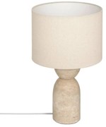 Настолна лампа atmosphera Erin, Ø28xH47.5 см, Бежов мрамор