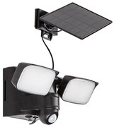 Rabalux 77091 - LED соларен стенен фенер LESZNO 2xLED/5W/3,7V IP54 черен