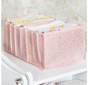 Органайзер за дрешник 37,5x24,5x17,5 см розов