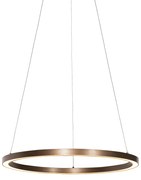 Висяща лампа бронз 60 см с LED 3-степенна димируема - Girello