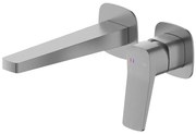 KFA Armatura 4529-810-61 - Смесител за умивалник за вграден монтаж MALAGA, металически сив