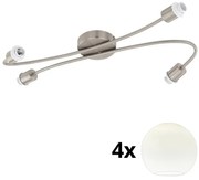 Eglo - LED Спот MY CHOICE 4xE14/4W/230V хром/бял