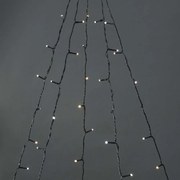 Nedis WIFILXT12W200 - LED коледна завеса 200xLED/8 функции 5x4m IP65 Wi-Fi Tuya