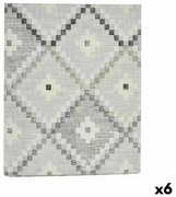 Покривка Брезент Продукт против петна Ромб 140 x 180 cm Сив (6 броя)