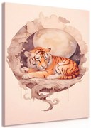 Картина на платно – Мечтателен тигър