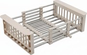 Телескопичен сушилник за мивка REA P14487B Beige