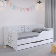 Детско легло момиченце с пеперуди 160х80 см