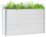 Blumfeldt Nova Grow, градинска леха, 150 x 91 x 100 см, WPC, дървен дизайн, бял