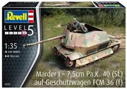 Сглобяем модел, Revell, Танков разрушител Marder I - 7,5cm Pa.K. 40 (Sf.) Auf Geschutzwagen FCM 36 (