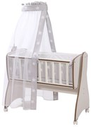 LORELLI Classic Сет за люлка FIRST DREAMS СИВИ ЗВЕЗДИ