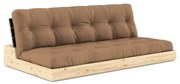 Кафяв разтегателен диван 196 cm Base – Karup Design