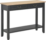 249903 vidaXL Конзолна маса, черна, 110x35x80 cм, дърво