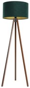 Стояща лампа STANDART 1xE27/60W/230V зелена/венге