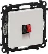 Legrand Розетка за тонколони единична цвят бял Valena Life - 753172