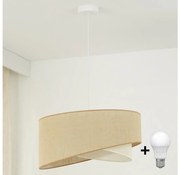 Brilagi - LED Пендел LYRA 1xE27/15W/230V бежов/кремав