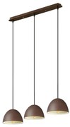 Ideal Lux - Пендел FOLK 3xE27/60W/230V кафяв