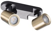 Kanlux 38961 - Спот LAURIN 2xGU10/10W/230V месинг/черен