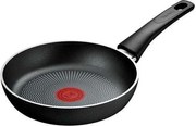 Тиган Tefal C2920453 Force, 24 см, Незалепващо покритие, Thermo-signal, Thermo-Fusion, Индукция, Черен