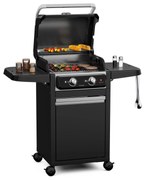 Blumfeldt Електрически грил ElectricPro, Мощен, Сгъваеми странични масички, Вграден термометър