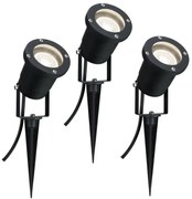 Paulmann 98897 - К-кт 3бр.LED GU10/3,5W IP65 екстериорни лампи 230V