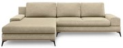 Бежов ъглов разтегателен диван , ляв ъгъл Planet - Windsor & Co Sofas