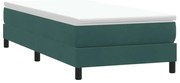 3315804 vidaXL Box Spring Легло без матрак Тъмнозелено 80x210 cm Кадифе