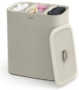 Бежов текстилен кош за пране 90 l Tota Trio – Joseph Joseph
