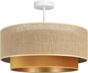 Плафонен полилей SARTA 1xE27/60W/230V Ø 45 cm мед/юта