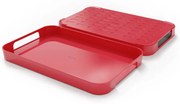 Поднос за сервиране Trebonn Pile XL 1723112, 51x32.5 см, Меламин, Съвместим със съдомиялна машина, Червен