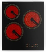 Klarstein Victoria стъклокерамичен плот за готвене | 3 зони | Елегантен, класически | 5000 W | 45 см