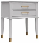 Светлосиво нощно шкафче Westerleigh – CosmoLiving by Cosmopolitan