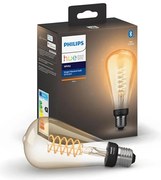 LED димируема крушка Philips Hue WHITE FILAMENT ST72 E27/7W/230V 2100K