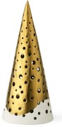 Порцеланов свещник в златист цвят, височина 19 cm Nobili - Kähler Design