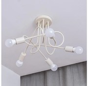 Плафониера OXFORD 5xE27/15W/230V кремава