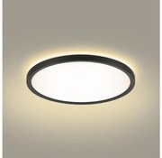 Brilagi - LED Лампа за баня ULTRA SLIM LED/12W/230V Ø 22,5 см черен IP54