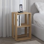 Нощно шкафче Lonie TopMebel от меламин в цвят натурален бук 34x30x55cm