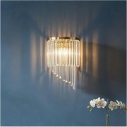 Ideal Lux - Кристален аплик CARLTON 3xE14/40W/230V златист