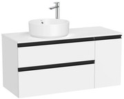 Мебел с две чекмеджета за умивалник върху плот вляво A851505509, 110х46х53.7см