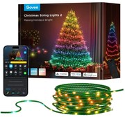 Govee - LED RGBICW Екстериорен коледни лампички 2700-6500K 20m Wi-Fi Matter IP66
